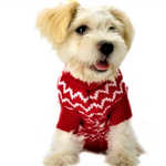 Load image into Gallery viewer, A Dog Wearing The Warm Red Christmas Dog Sweater
