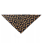 Load image into Gallery viewer, Black Halloween Dog Scarf Bandana With Candy Corn
