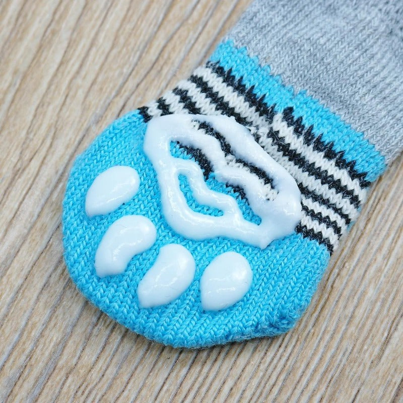 Anti-Skid Rubber Soles For Indoor Knit Dog socks