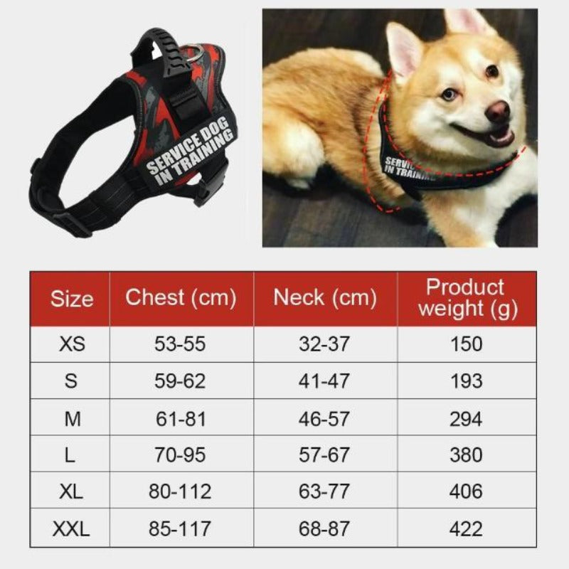 Reflective Dog Vest Harness XS-2XL