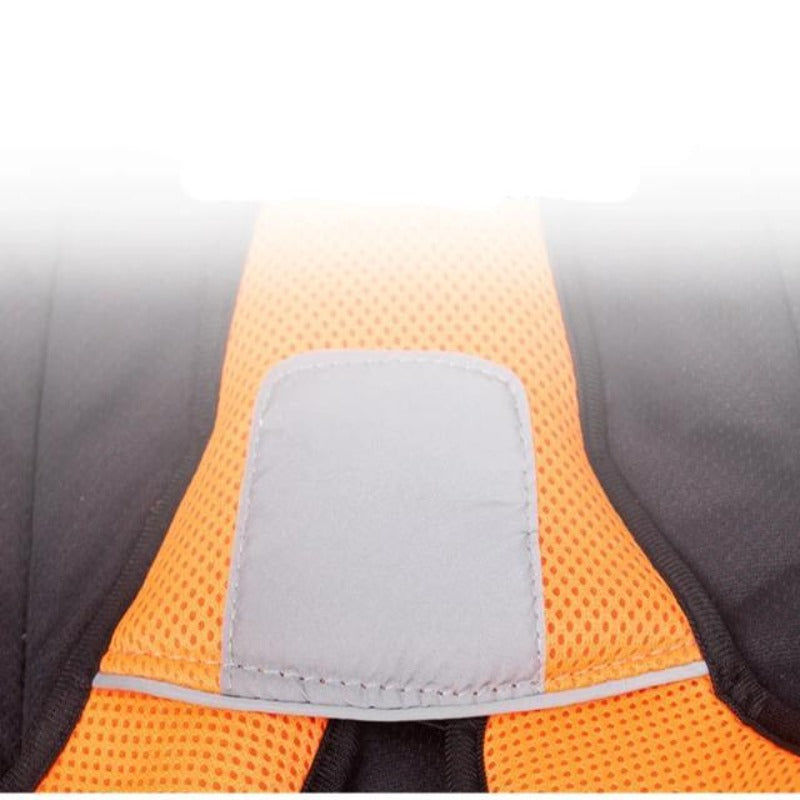 Orange Air Mesh Cooling Dog Vest