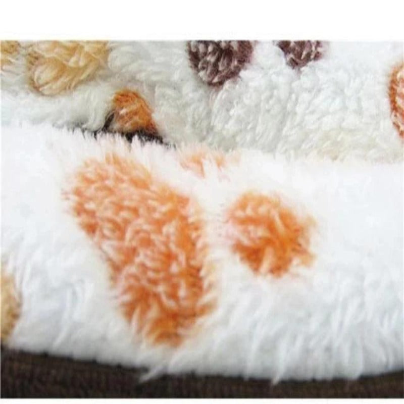 Coffee Colored Fleece Doggy Bed