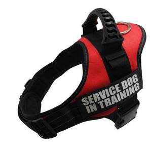 Red Reflective Dog Mesh Harness
