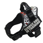 Load image into Gallery viewer, White Doodle Reflective Dog Vest Harness
