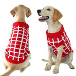 Load image into Gallery viewer, A Dog Wearing A Red/White Diamond Dog Sweater
