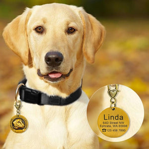 Dog Breed Personalized ID Tag