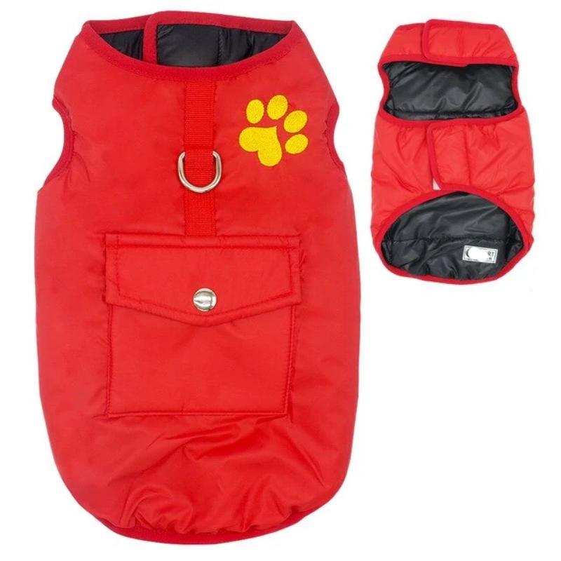 Red Double Sided Dog Vest