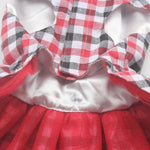 Load image into Gallery viewer, Plaid Dog Dress Neat Interior

