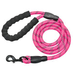 Load image into Gallery viewer, Pink Reflective Long Dog Leash

