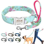 Load image into Gallery viewer, Personalized Dog Tag Collar &amp; Leash S-L
