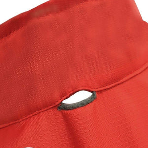 Hole For Leash Attachment On Warm Reflective Dog Vest