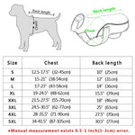 Load image into Gallery viewer, Warm Reflective Dog Vest Size Guide
