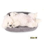 Load image into Gallery viewer, A Dog Laying on The Warm Cushion Doggy Bed
