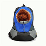 Load image into Gallery viewer, A Dog Inside The Blue Front Carrying Dog Backpack
