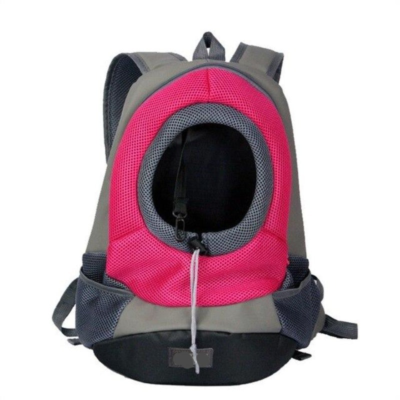 Pink Front Carrying Dog Backpack