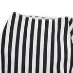 Load image into Gallery viewer, Black And White Striped Dog Dress
