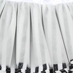 Load image into Gallery viewer, The Tulle Lining Of The Black And White Striped Dog Dress
