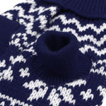 Load image into Gallery viewer, Warm Blue Christmas Dog Sweater Sleeve
