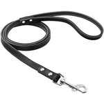 Load image into Gallery viewer, Toggy Doggy Black Leather Dog Leash
