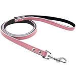 Load image into Gallery viewer, Toggy Doggy Pink Leather Dog Leash

