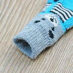 Load image into Gallery viewer, Blue Indoor Knit Dog Socks
