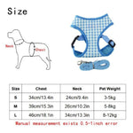 Load image into Gallery viewer, Plaid Dog Harness &amp; Leash Set, Pink, Blue, Brown, S-L
