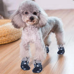 Load image into Gallery viewer, White Casual Denim Dog Booties
