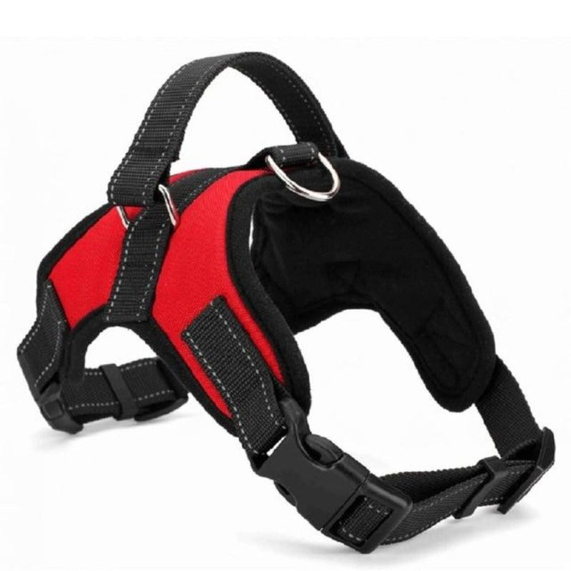 Red Heavy Duty Padded Dog Harness
